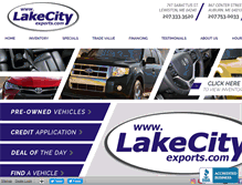 Tablet Screenshot of lakecityexports.com